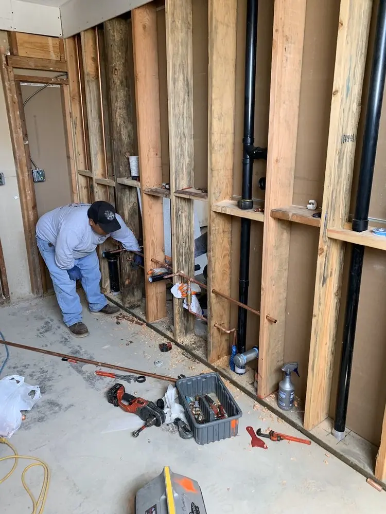 Commercial rough-in plumbing for Water Heater Replacement in Livingston Grove